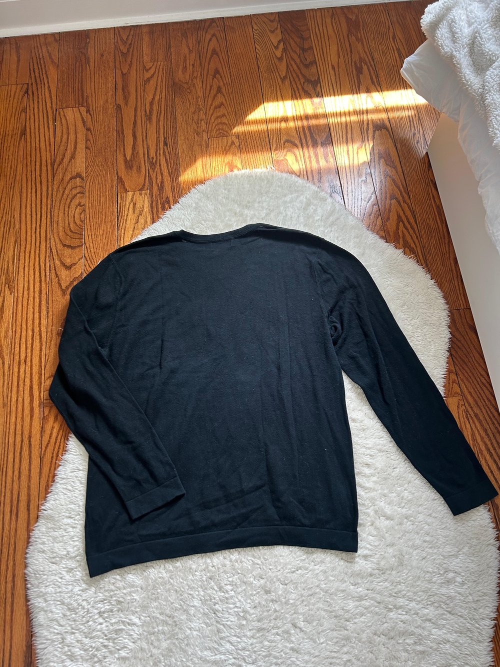 Banana Republic Cotton V-Neck Sweater XXL Quiet Luxury Minimalist Capsule Classy - Picture 7 of 7